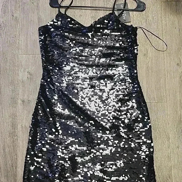 MICHAEL MICHAEL KORSSequined Mesh Tank Dress - Picture 5 of 6